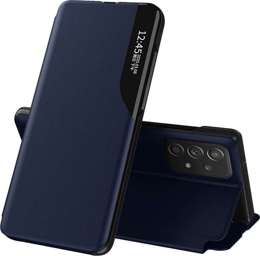 Alogy Etui portfel Alogy Smart View Cover do Samsung Galaxy A52 5G/ A52 Granatowe