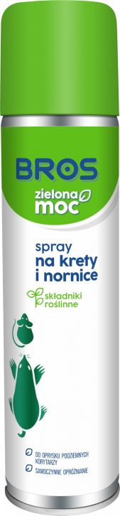 Bros Spray na krety i nornice Zielona Moc 400 ml