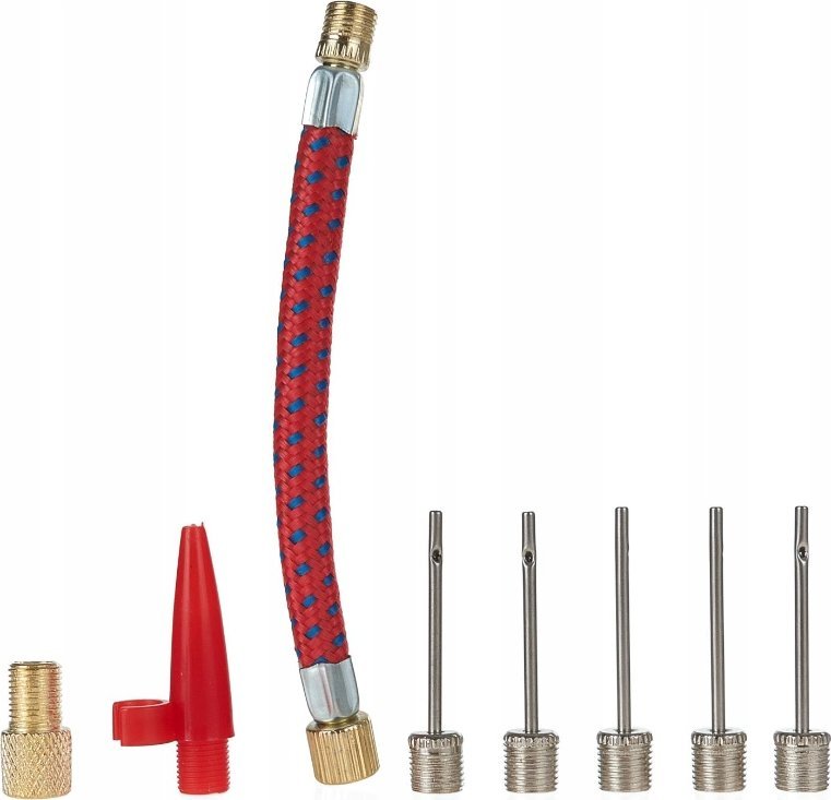 Geko Zestaw końcówek do pompki – igła, wężyk, adapter 8el. (40/500)