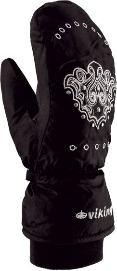 Viking Rękawice damskie Femme Fatale Mitten czarne r. 4 (113/12/8082)