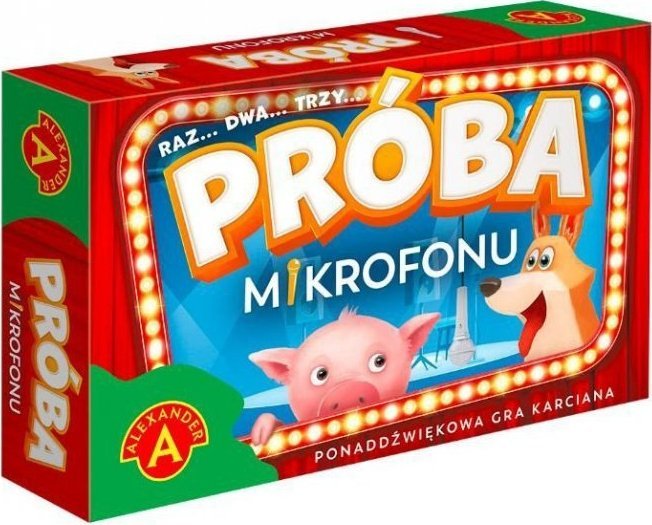 Alexander Gra Pr?ba mikrofonu