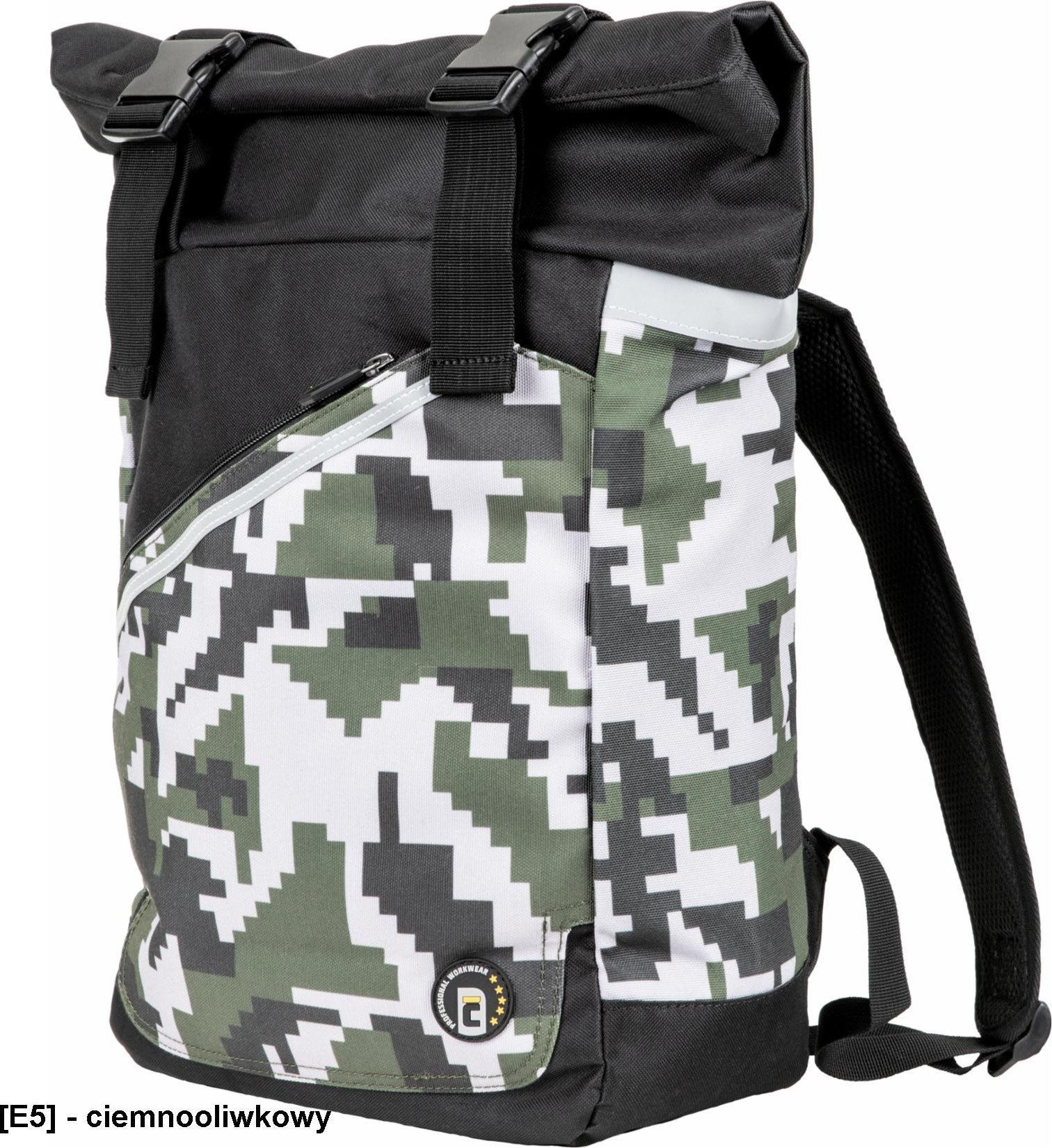 CERVA NEURUM plecak - pojemny, jednokomorowy plecak, atrakcyjny design - ciemnooliwkowy.