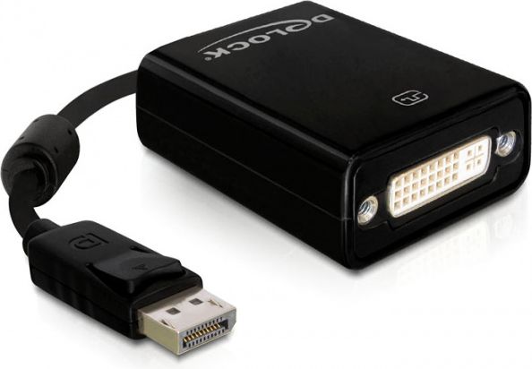Adapter AV Delock DisplayPort - DVI-I czarny (61847)