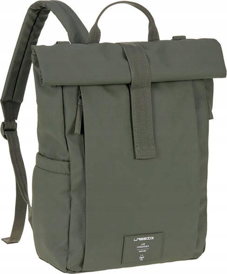Lassig Green Label Rolltop Up Backpack Olive zielony