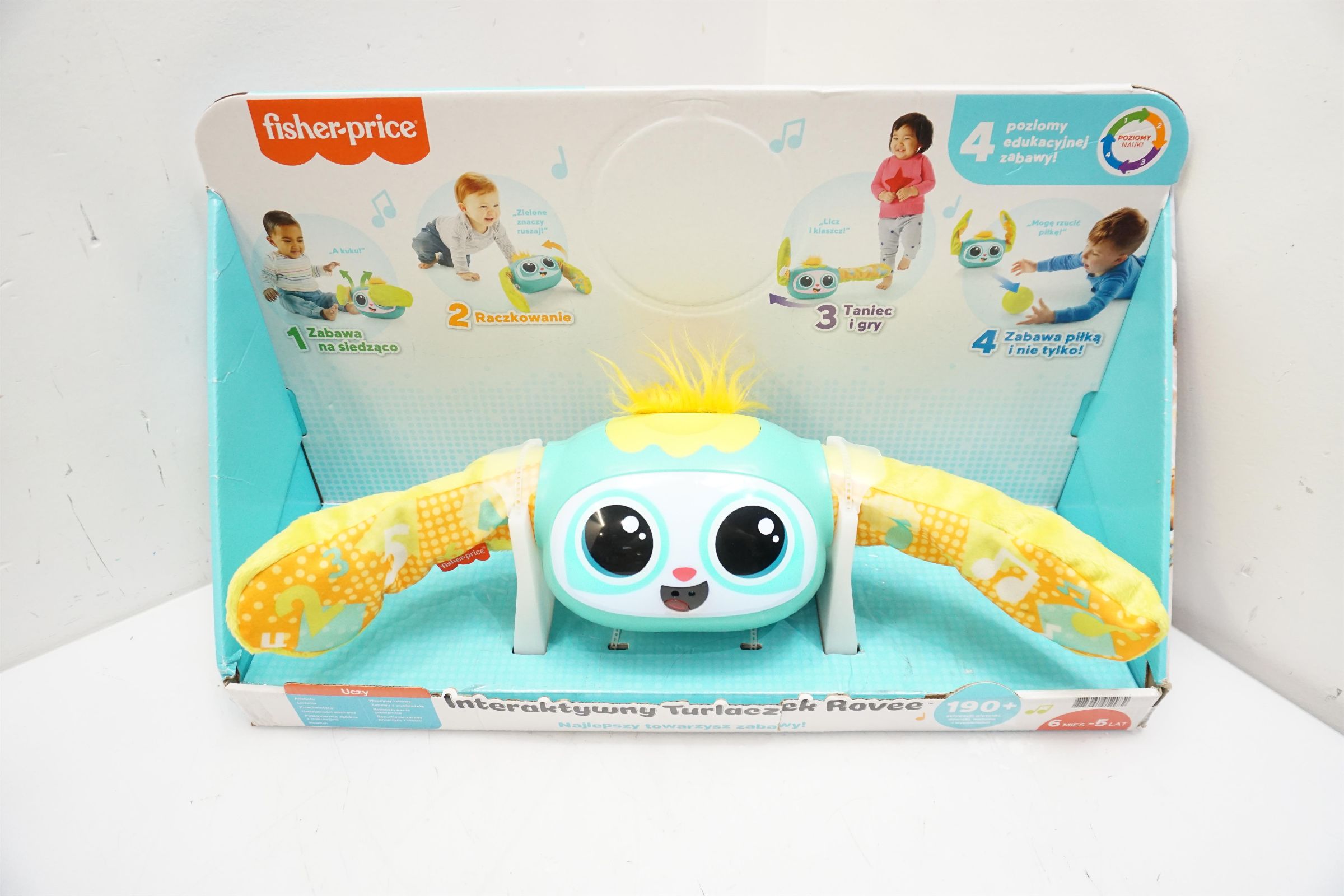 Fisher Price Interaktywny Turlaczek Rovee (GRW59) [outlet]