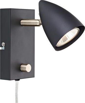 Kinkiet Markslojd Kinkiet czarny Markslojd CIRO 107407