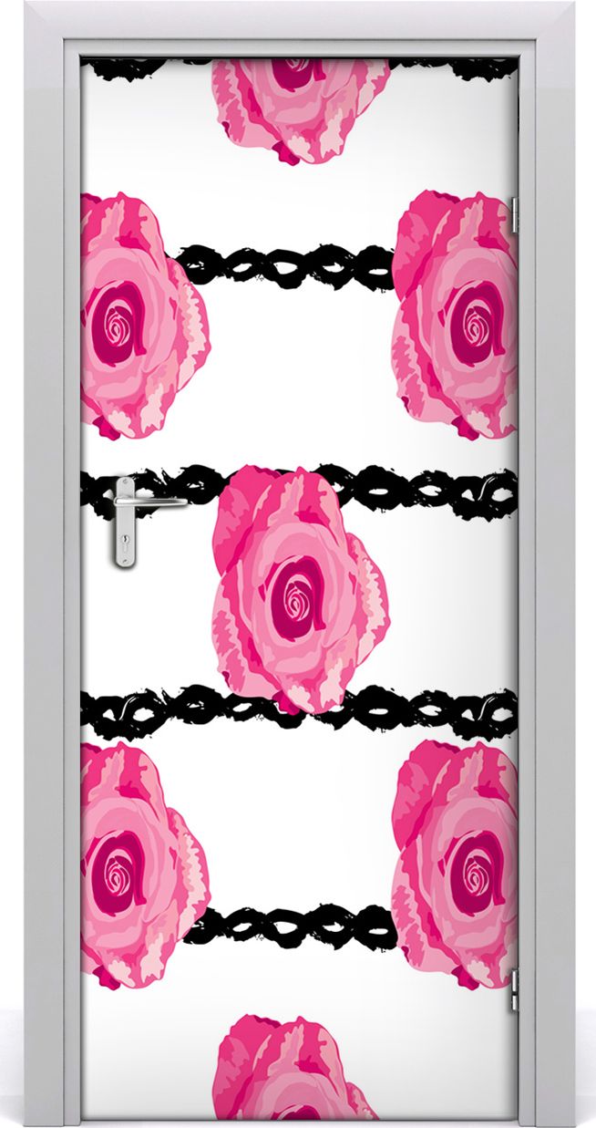 Tulup Fototapeta samoprzylepna na drzwi 85 x 205 cm Róże