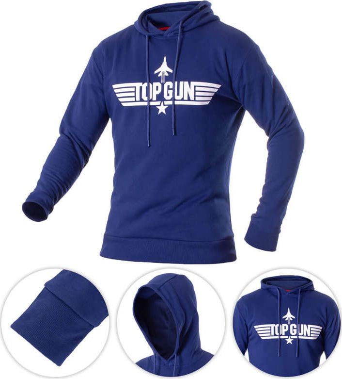 Mil-Tec Mil-Tec Bluza z Kapturem Top Gun Granatowa XXL