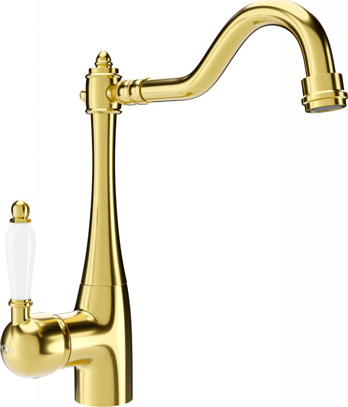 Bateria kuchenna Mexen Carla stojąca złota