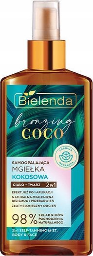 Bielenda Bielenda Bronzing Coco Samoopalająca Mgiełka Kokosowa do ciała i twarzy 2w1 150ml