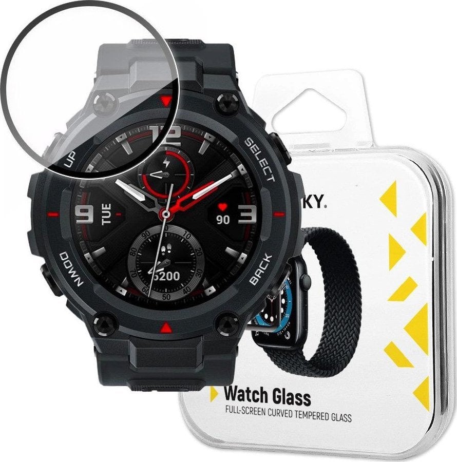 Wozinsky Wozinsky Watch Glass hybrydowe szkło do Xiaomi Amazfit T-Rex czarny