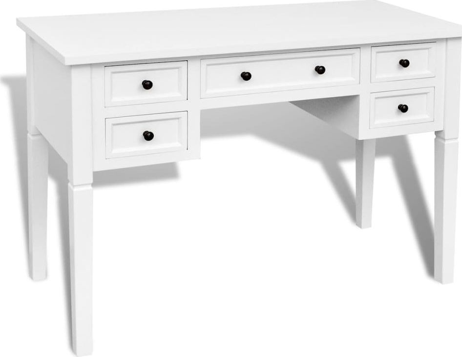Biurko Elior Marshal Białe 109.5 cm x 45 cm