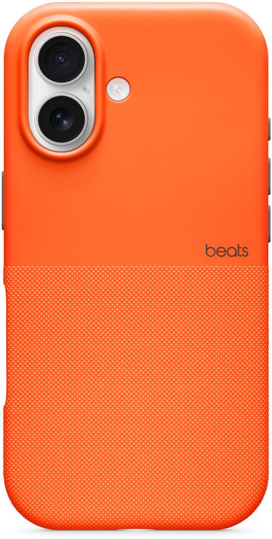 Beats iPhone 17 Rugged Case with MagSafe and Camera Control – Sierra Oranžinis