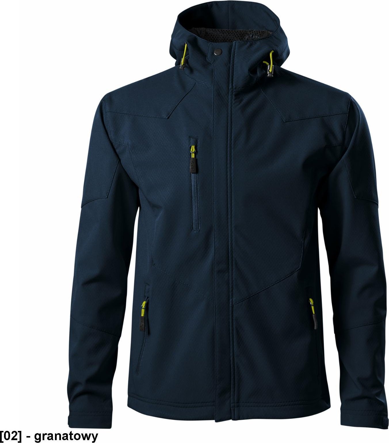 MALFINI Nano 531 - ADLER - Softshell kurtka męska, 280 g/m, 100% poliester, - granatowy XL