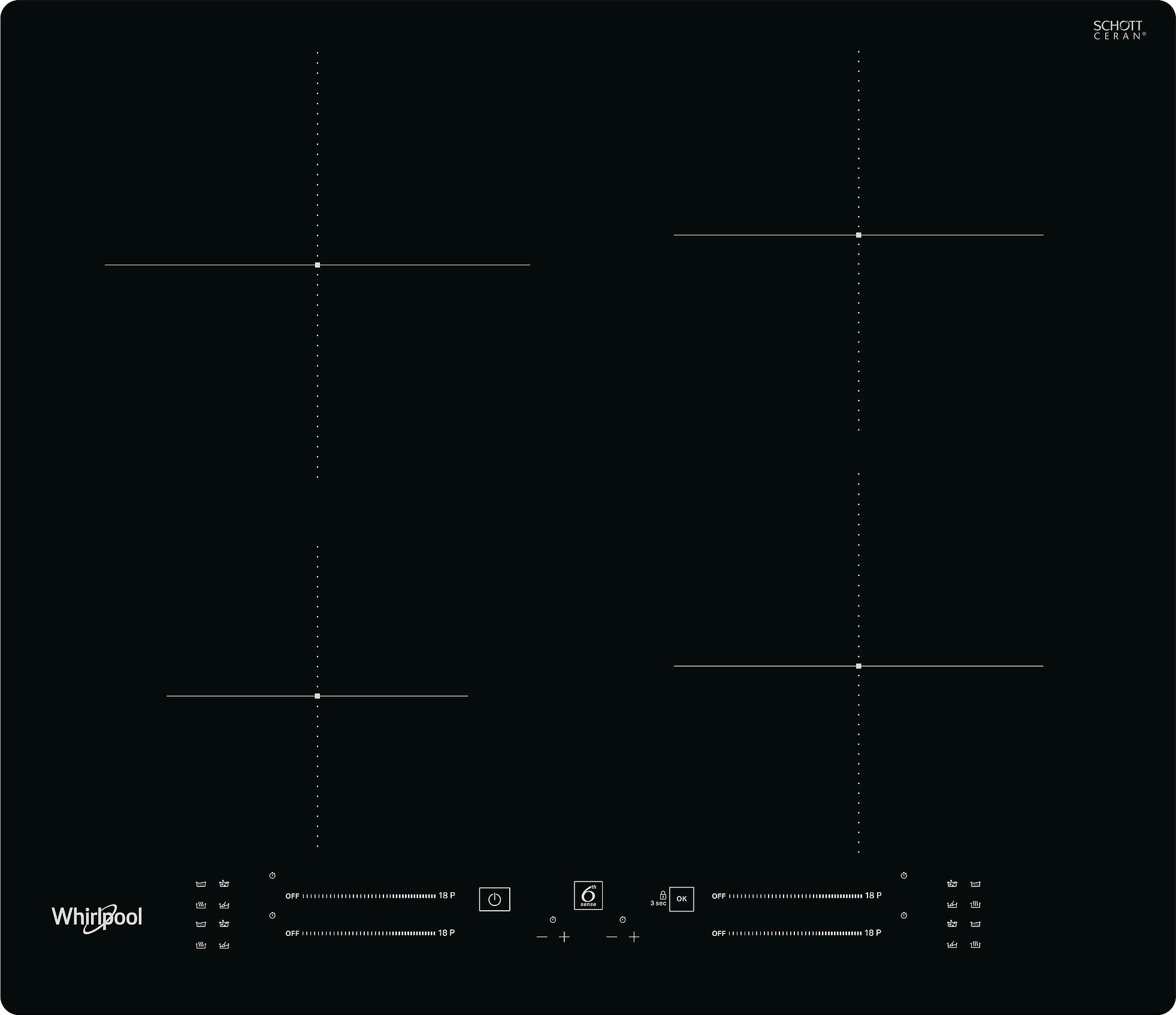 Płyta grzewcza Whirlpool WSS 4060 BF