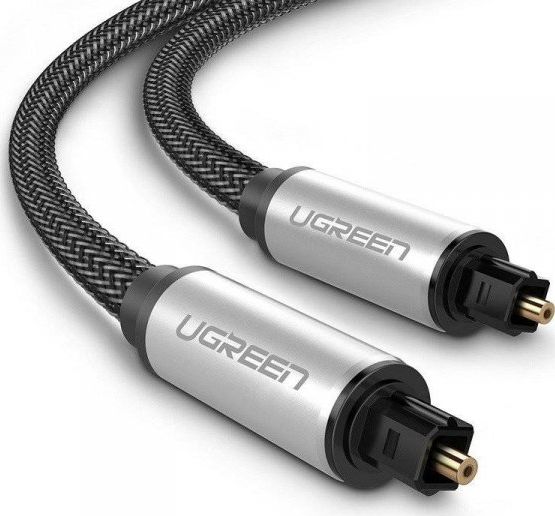 Kabel Ugreen Toslink - Toslink 1m srebrny (10539)