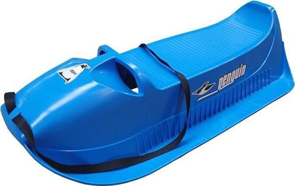 CorbySport Pingwin, plastikowe sanki Alfa - kolor niebieski