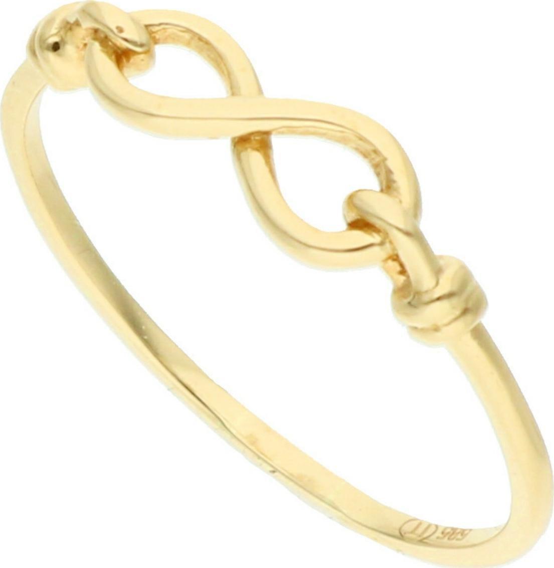 Rosanto Delikatny złoty pierścionek ze znakiem nieskończoności roz. 18 585 14k