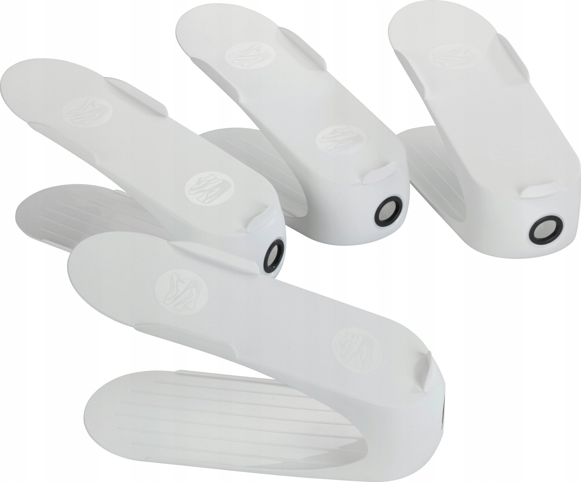 Wenko Organizer na buty biały, komplet organizerów 4 sztuki, WENKO