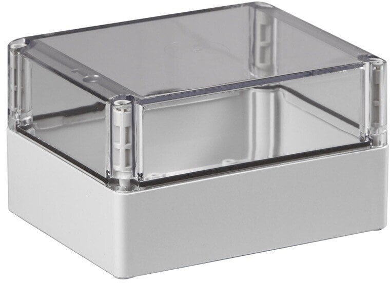 Ensto Obudowa Cubo S 125x175x100mm podstawa 50mm boki gładkie pokrywa przezroczysta IP67 ABS SABP131810T