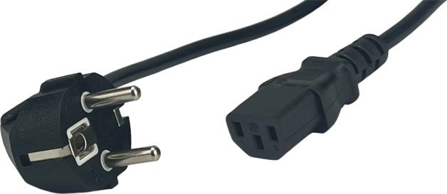 POSAC-C13-EUL30: POS AC cable C13-YJT3[10A]-CEE7/7-YJ-03-90?[10A] H03VV-F3G1,0 L=3000 black