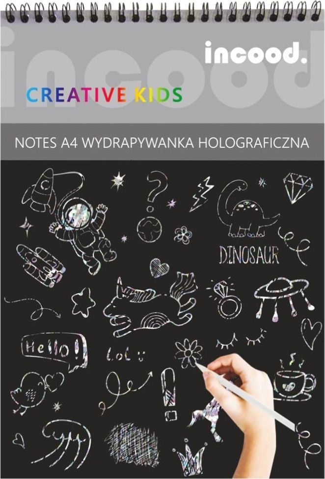 Notes wydrapywanka holograficzna A4