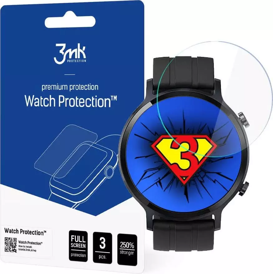 3MK Folia ochronna na ekran x3 3mk Watch Protection do Realme Watch S