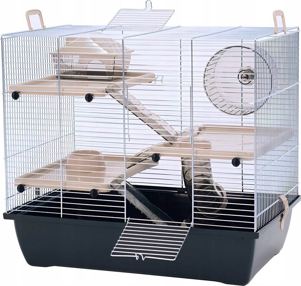 Inter Zoo "INTER-ZOO Pinky 3 zinc czarna 500x330x455