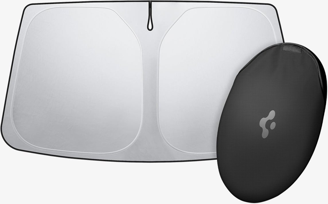 Spigen Tesla Car Front Windshield Sunshade, black - Tesla Model X