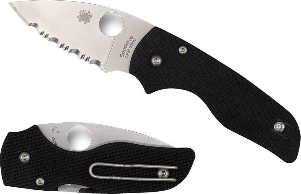 Spyderco Spyderco LIL NATIVE BLACK G10 SERRATED C230GS