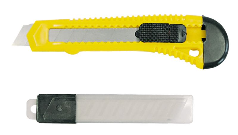 Mega Nożyk z ostrzem łamanym 18mm + 10 ostrzy - 30019