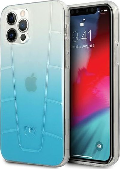 Mercedes Mercedes MEHCP12LCLGBL iPhone 12 Pro Max 6,7" niebieski/blue hardcase Transparent Line