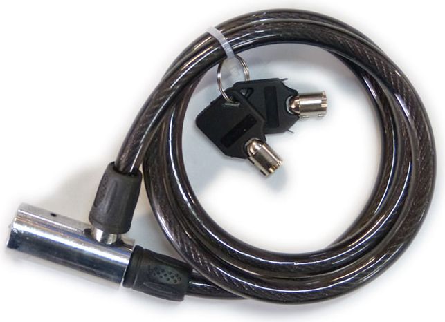 Vivo Zamknięcie LQ-303 10 x1000 mm okrągły klucz czarne rjx