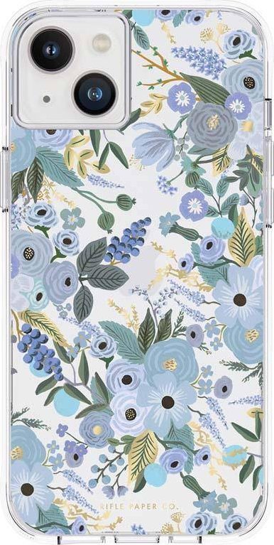 Rifle Paper Clear - Etui iPhone 14 Plus (Garden Party Blue)