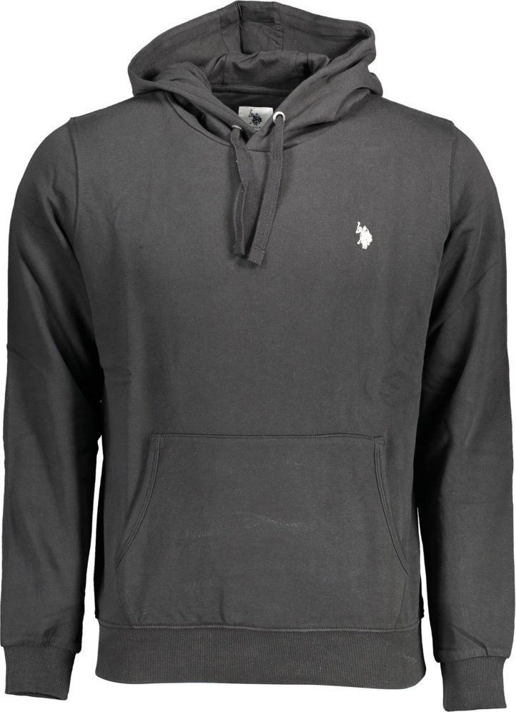 U.S. Polo BLUZA US POLO BEZ ZAMKA CZARNA MĘSKA XL
