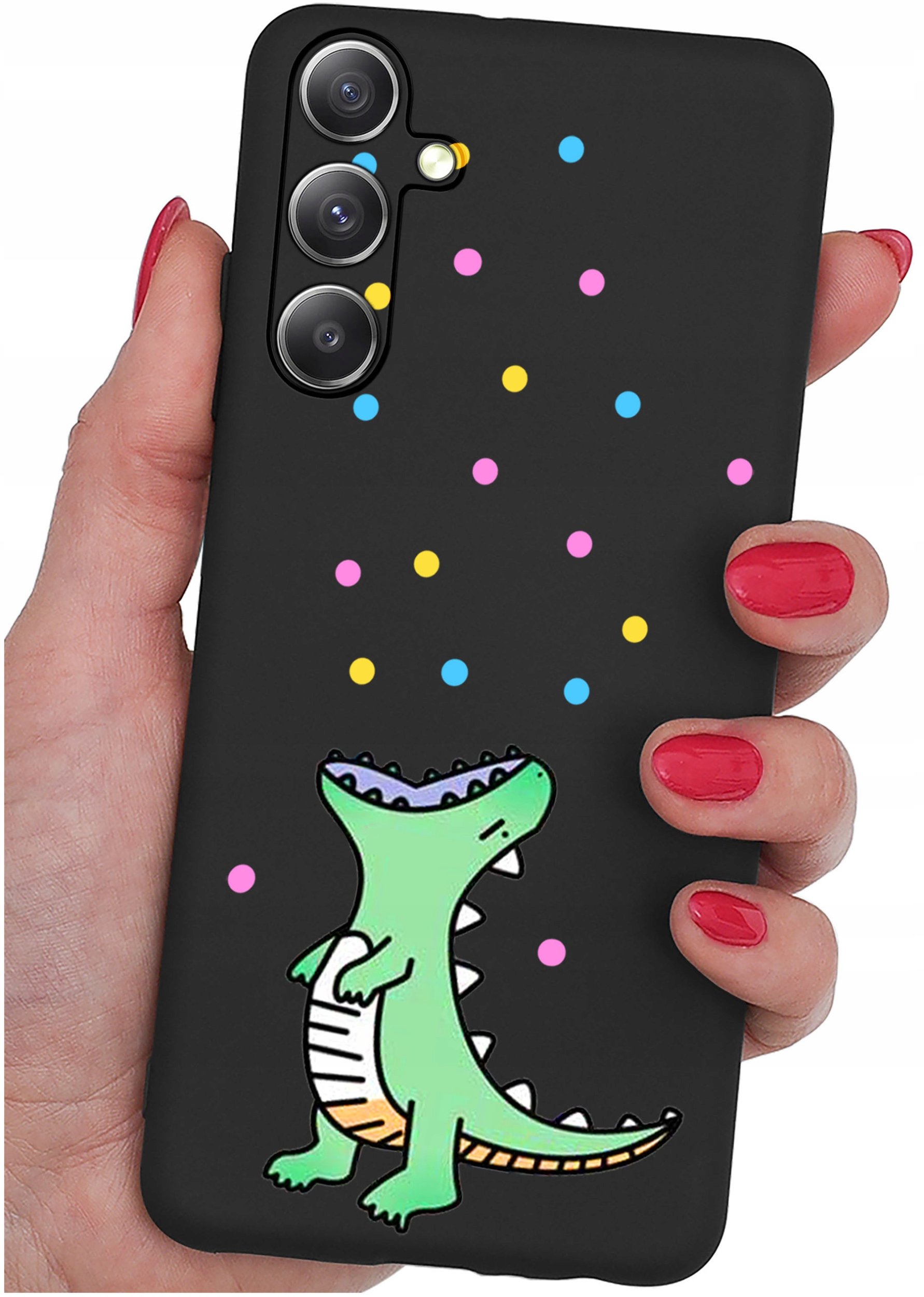 Etui do Samsung Galaxy A16 5G WZORY |SILIKONOWE MATT CASE + SZKŁO 9H