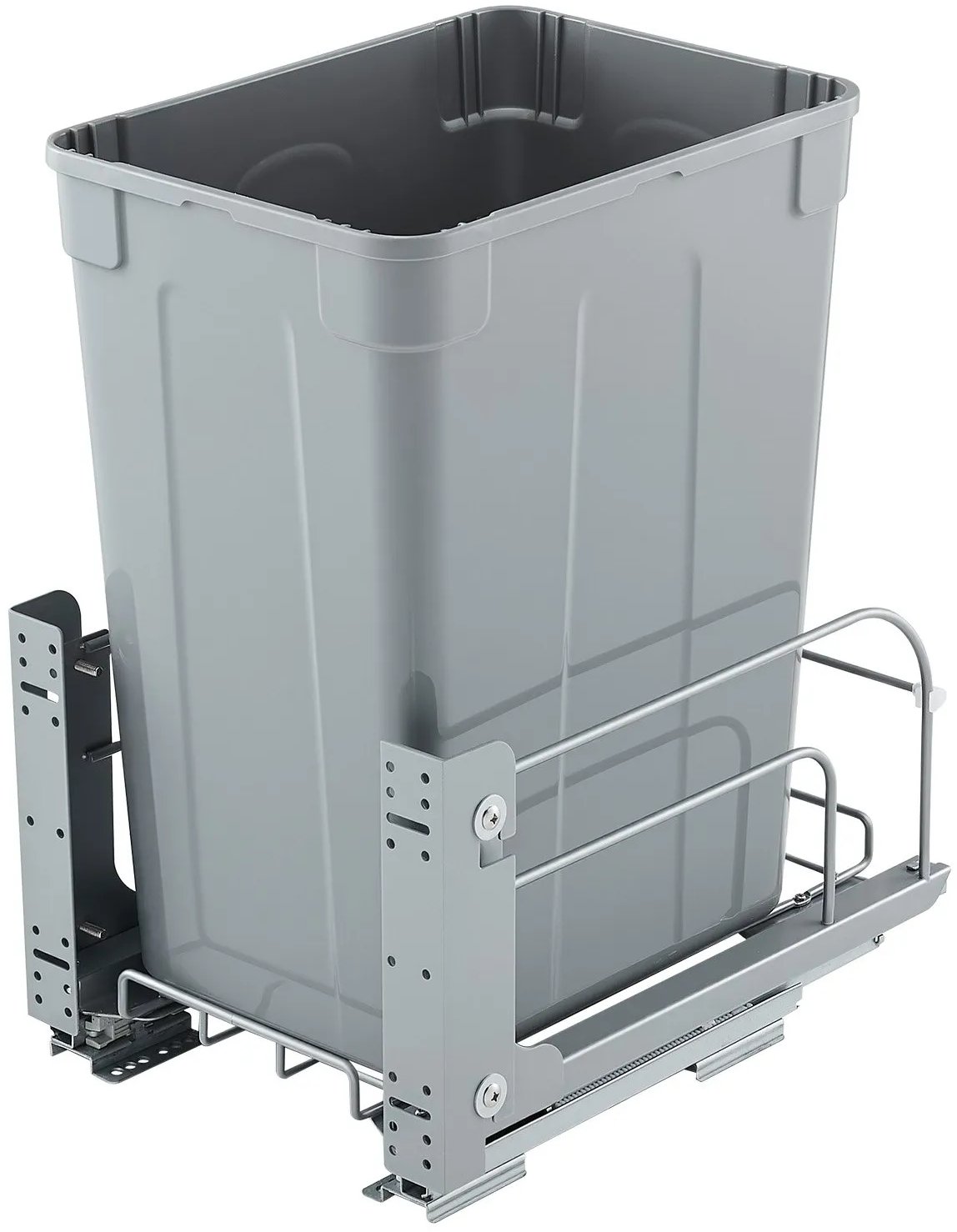 Kosz wysuwany do szafki szuflada soft-close, metalowy system, do kuchni