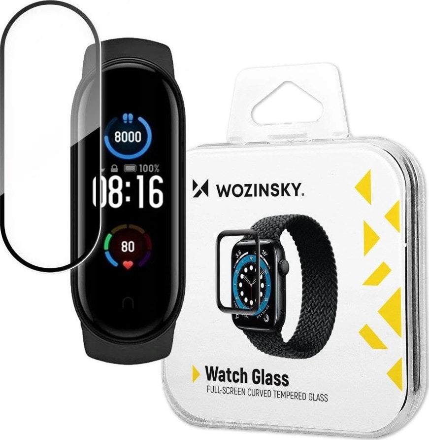 Wozinsky Wozinsky Watch Glass hybrydowe szkło do Xiaomi Mi Band 5 czarny