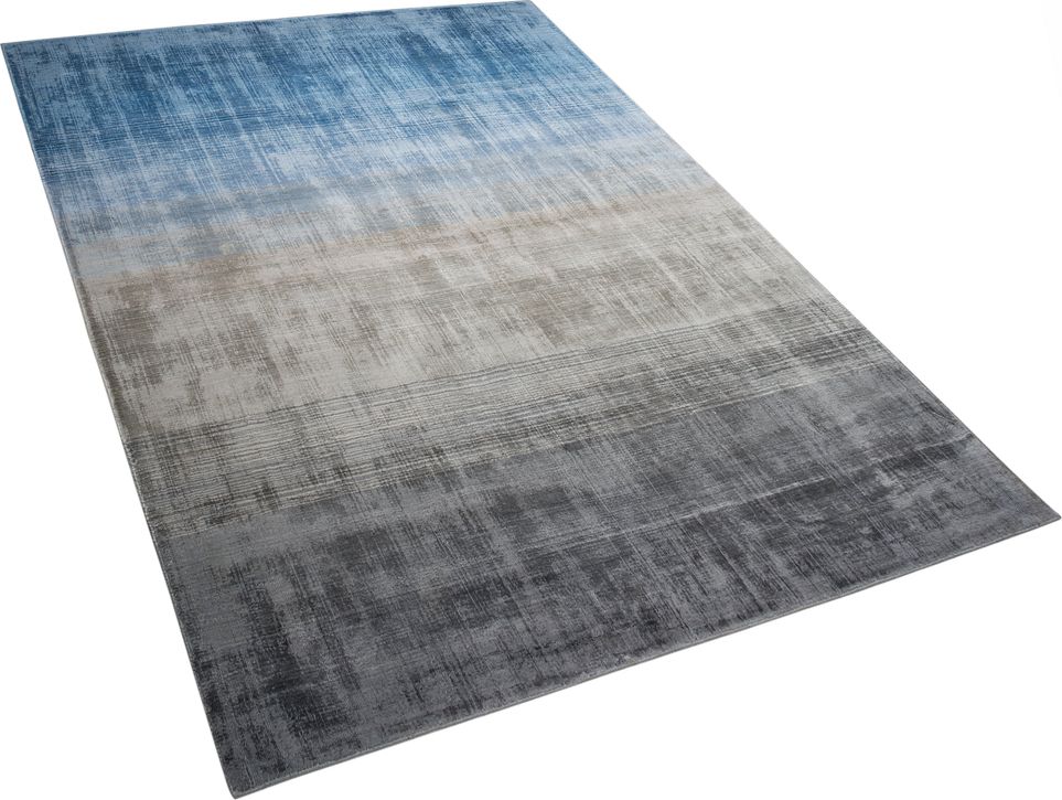 Beliani Dywan wiskozowy 140 x 200 cm niebiesko-szary ERCIS