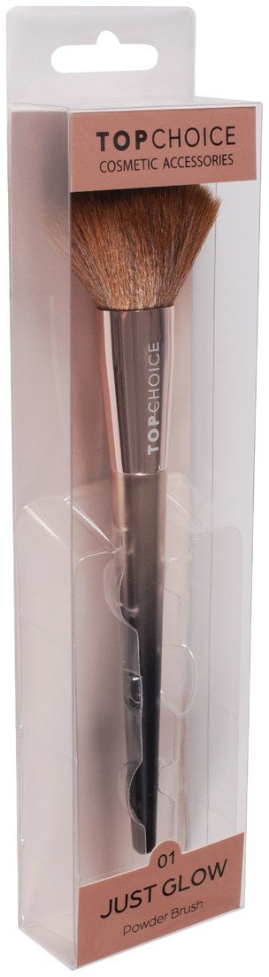 Top Choice Pędzel do pudru just glow 01