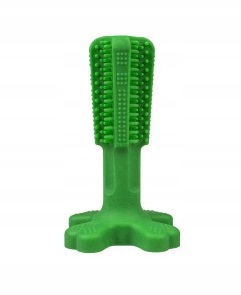 Chew´n play børste, grøn 14,5x9 cm