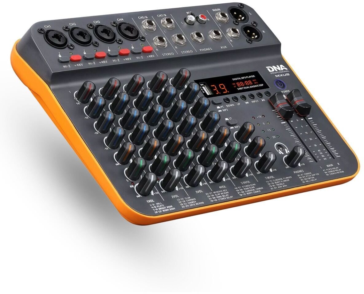 DNA MXU8 analogowy mikser dźwięku Bluetooth DSP EQ
