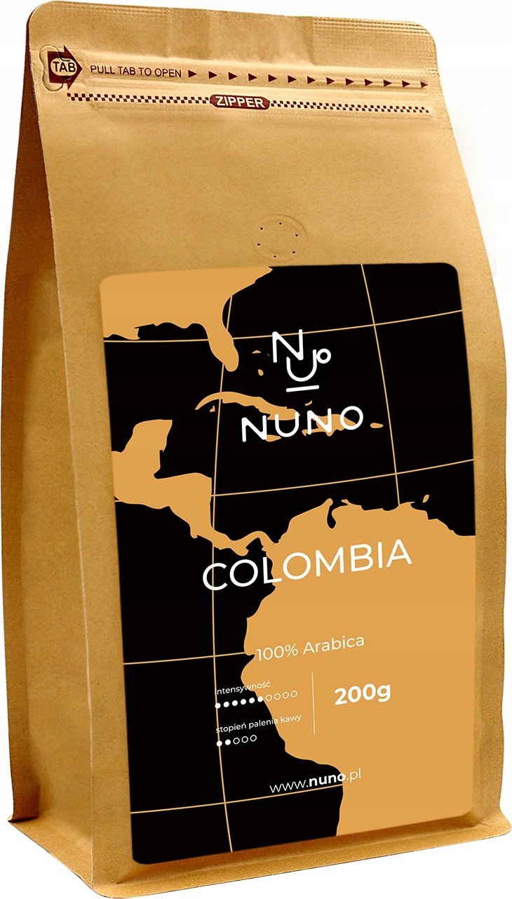 Kawa ziarnista Nuno World Colombia 200 g