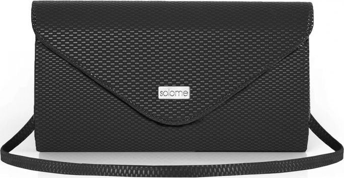 Solome GRAFITOWA KOPERTÓWKA TOREBKA DAMSKA SOLOME S5 ZAMSZ