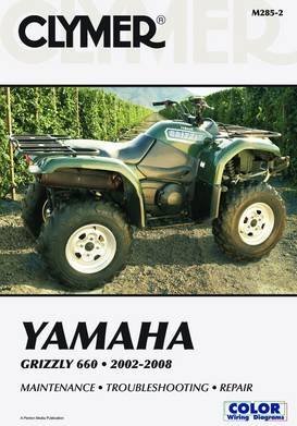 Clymer Yamaha Grizzly 660 2002-20