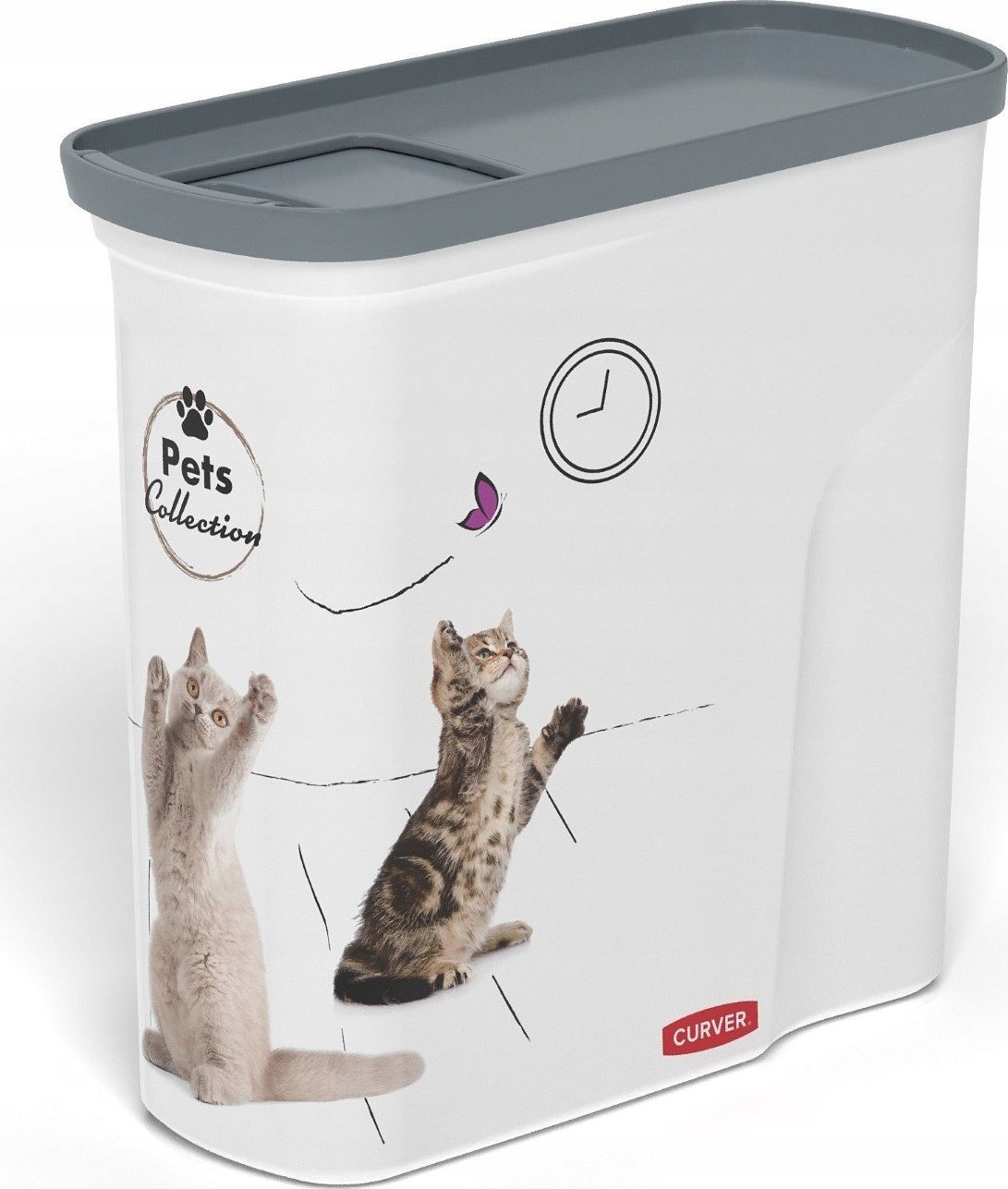 Kadax Curver Pojemnik Na Suchą Karmę Żwirek Dla Kota 2L