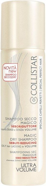 Collistar Magic Dry Shampoo Sebum-Reducing Ultra Volume suchy szampon zmniejszający sebum do włosów 150ml