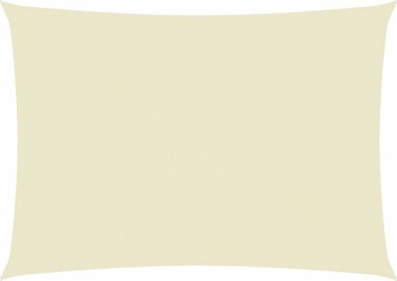 vidaXL Żagiel ogrodowy, tkanina Oxford, prostokątny, 3,5x5 m, kremowy