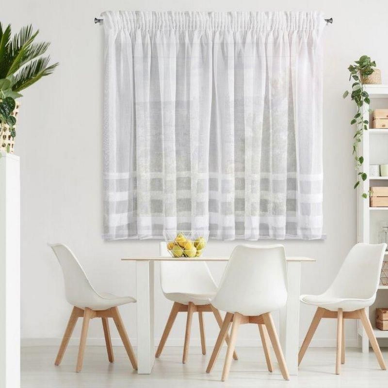 Eurofirany Firana gotowa biała 295X150 300 X 150 cm