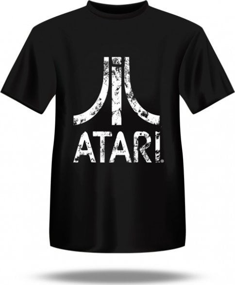 Puma Koszulka męska z białym logo ATARI / Czarna / XL